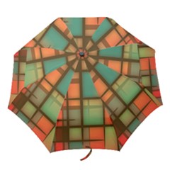 Background Abstract Colorful Folding Umbrellas by Nexatart