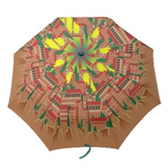 Mountain Village Mountain Village Folding Umbrellas by Nexatart