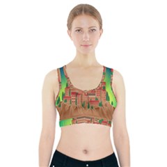 Mountain Village Mountain Village Sports Bra With Pocket by Nexatart