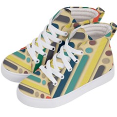 Background Vintage Desktop Color Kid s Hi-top Skate Sneakers