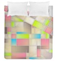 Background Abstract Grid Duvet Cover Double Side (Queen Size) View2