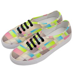 Background Abstract Grid Women s Classic Low Top Sneakers by Nexatart