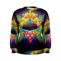 Badge Abstract Abstract Design Women s Sweatshirt by Nexatart