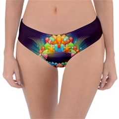 Badge Abstract Abstract Design Reversible Classic Bikini Bottoms by Nexatart