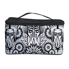 Forest Patrol Tribal Abstract Cosmetic Storage Case by Nexatart