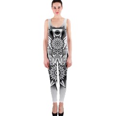 Forest Patrol Tribal Abstract Onepiece Catsuit