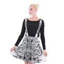 Forest Patrol Tribal Abstract Suspender Skater Skirt View1