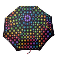 Background Colorful Geometric Folding Umbrellas by Nexatart