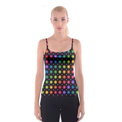 Background Colorful Geometric Spaghetti Strap Top by Nexatart