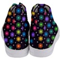 Background Colorful Geometric Women s Mid-Top Canvas Sneakers View4