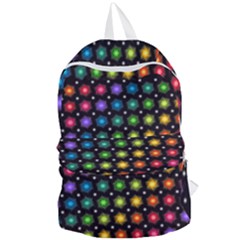 Background Colorful Geometric Foldable Lightweight Backpack by Nexatart