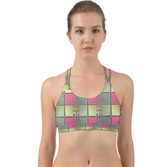 Seamless Pattern Seamless Design Back Web Sports Bra