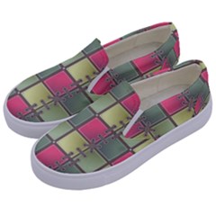 Seamless Pattern Seamless Design Kids  Canvas Slip Ons by Nexatart