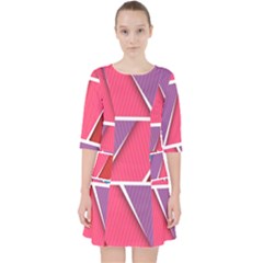 Abstract Background Colorful Pocket Dress by Nexatart