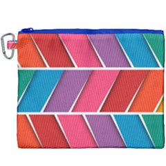 Abstract Background Colorful Canvas Cosmetic Bag (xxxl)