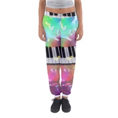 Piano Keys Music Colorful 3d Women s Jogger Sweatpants by Nexatart