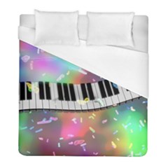 Piano Keys Music Colorful 3d Duvet Cover (full/ Double Size) by Nexatart