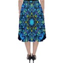 Mandala Blue Abstract Circle Folding Skater Skirt View2