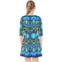 Mandala Blue Abstract Circle Pocket Dress View2