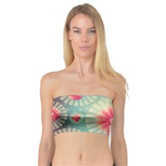 Background Floral Flower Texture Bandeau Top by Nexatart