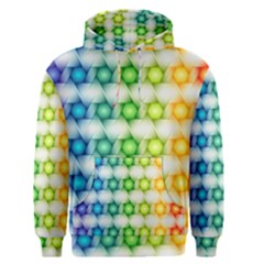 Background Colorful Geometric Men s Pullover Hoodie by Nexatart