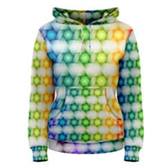 Background Colorful Geometric Women s Pullover Hoodie by Nexatart