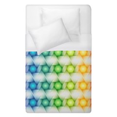 Background Colorful Geometric Duvet Cover (single Size) by Nexatart