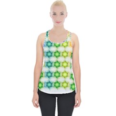 Background Colorful Geometric Piece Up Tank Top