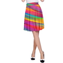 Colorful Background A-line Skirt by Nexatart