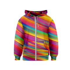 Colorful Background Kids  Zipper Hoodie by Nexatart