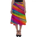 Colorful Background Perfect Length Midi Skirt View1