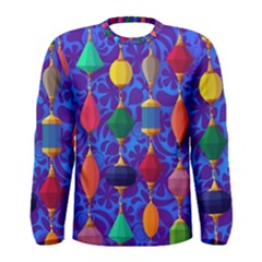 Colorful Background Stones Jewels Men s Long Sleeve Tee by Nexatart