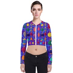 Colorful Background Stones Jewels Bomber Jacket