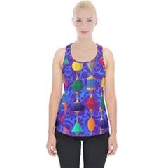 Colorful Background Stones Jewels Piece Up Tank Top by Nexatart