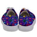 Colorful Background Stones Jewels Kids  Low Top Canvas Sneakers View4