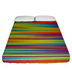 Colorful Background Fitted Sheet (california King Size) by Nexatart