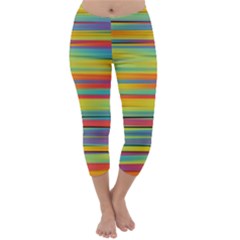 Colorful Background Capri Winter Leggings  by Nexatart