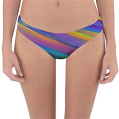 Colorful Background Reversible Hipster Bikini Bottoms