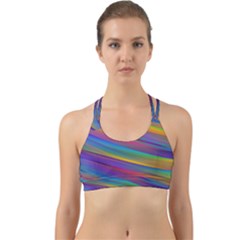 Colorful Background Back Web Sports Bra by Nexatart