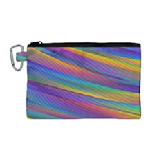 Colorful Background Canvas Cosmetic Bag (medium)