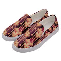 Seamless Pattern Patterns Men s Canvas Slip Ons