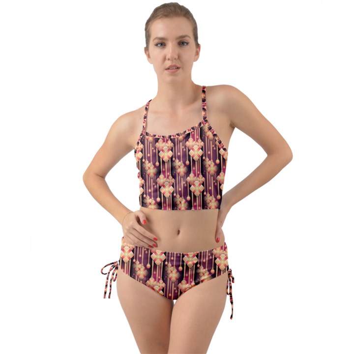 Seamless Pattern Patterns Mini Tank Bikini Set