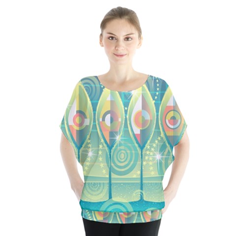 Background Landscape Surreal Blouse by Nexatart