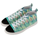 Background Landscape Surreal Men s Mid-Top Canvas Sneakers View2