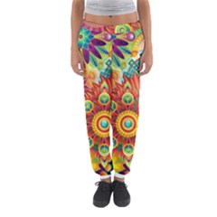 Colorful Abstract Background Colorful Women s Jogger Sweatpants by Nexatart