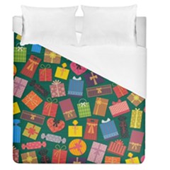 Presents Gifts Background Colorful Duvet Cover (queen Size) by Nexatart