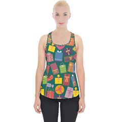 Presents Gifts Background Colorful Piece Up Tank Top by Nexatart