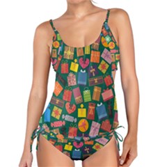 Presents Gifts Background Colorful Tankini Set by Nexatart