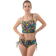 Presents Gifts Background Colorful Mini Tank Bikini Set by Nexatart