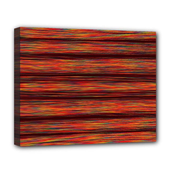 Colorful Abstract Background Strands Deluxe Canvas 20  x 16  